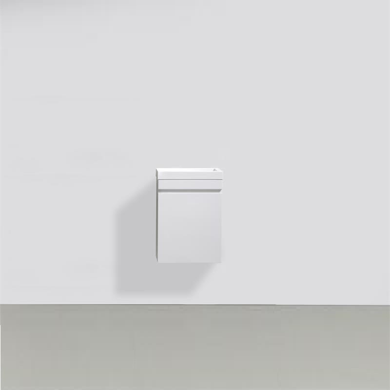 Toiletmeubel wit 40 cm greeploos FSC MIX