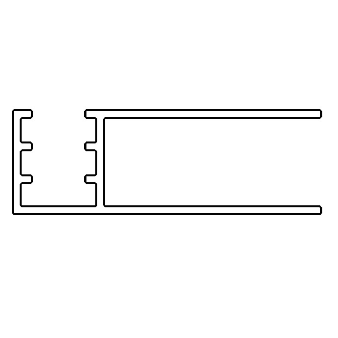 RP Plus profiel voor U-opstelling 200 cm