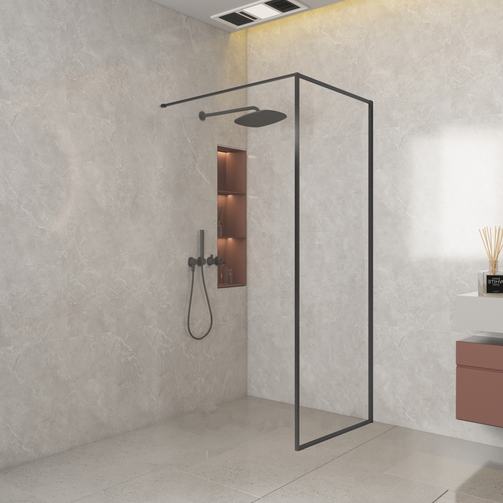 Priori Black Edition FFG douchewand 30*200 cm