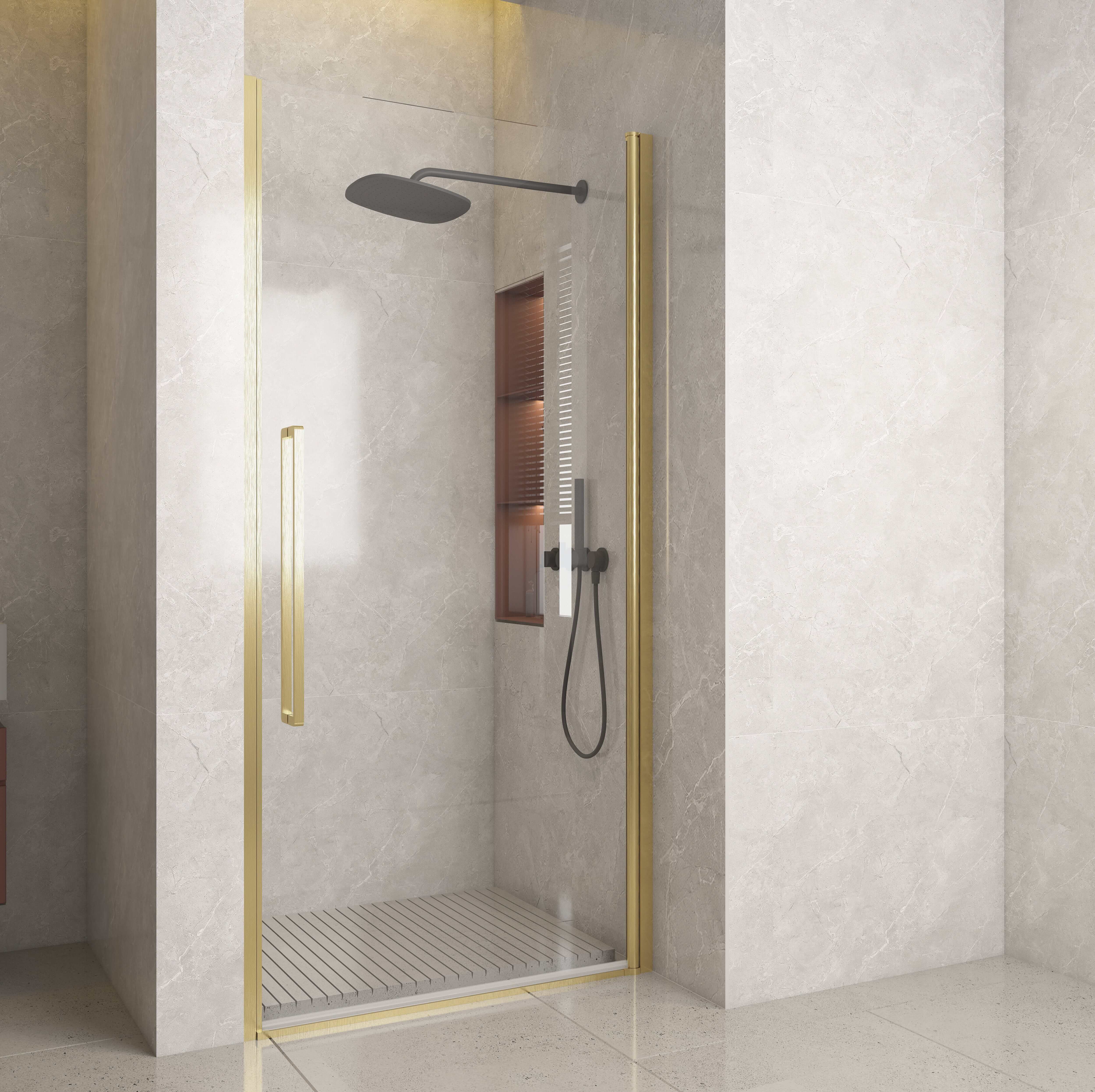 Pasa Giro de Luxe front draaideur 90*200 cm Brushed YT