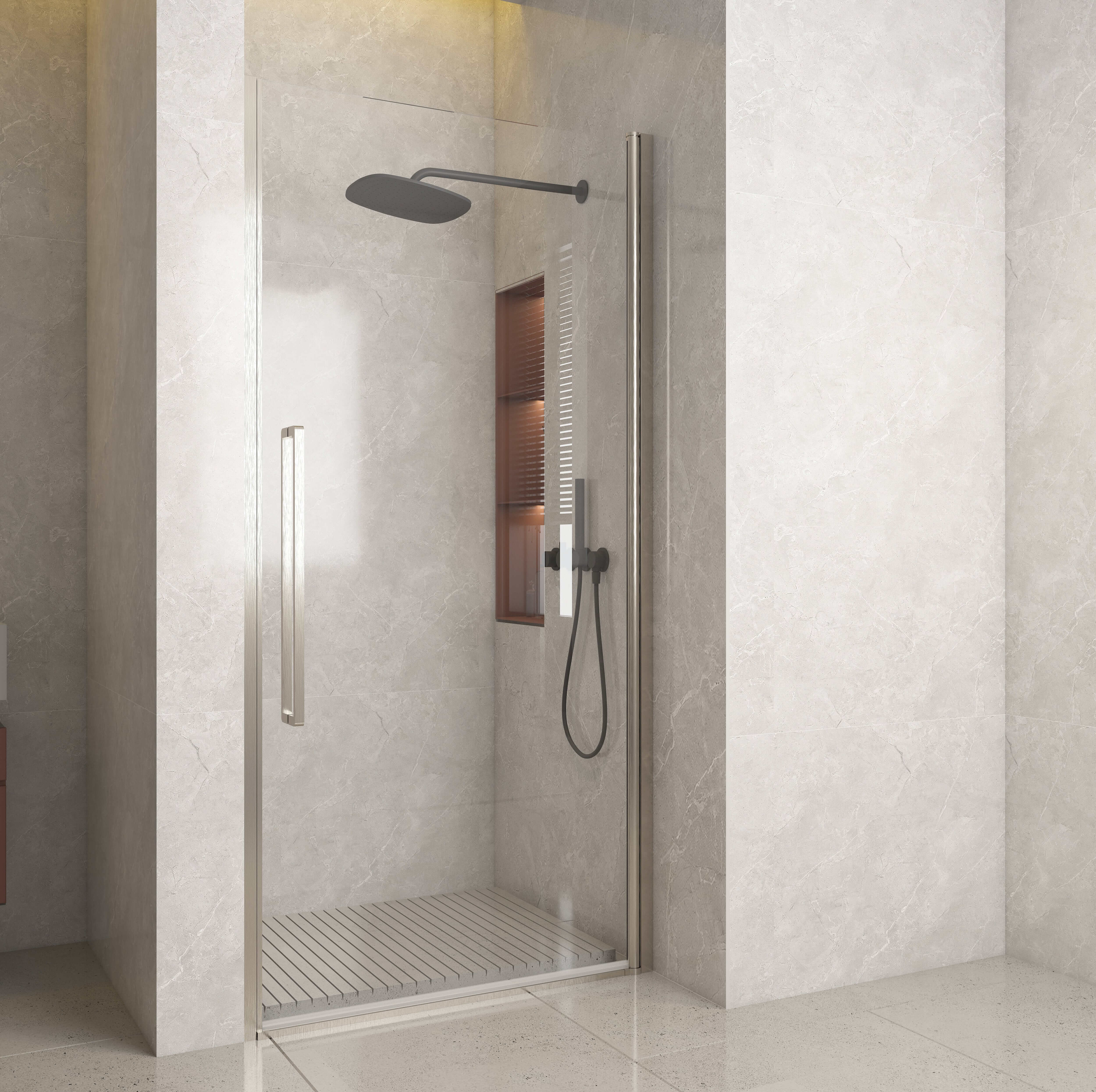 Pasa Giro de Luxe front draaideur 90*200 cm Matt Brushed