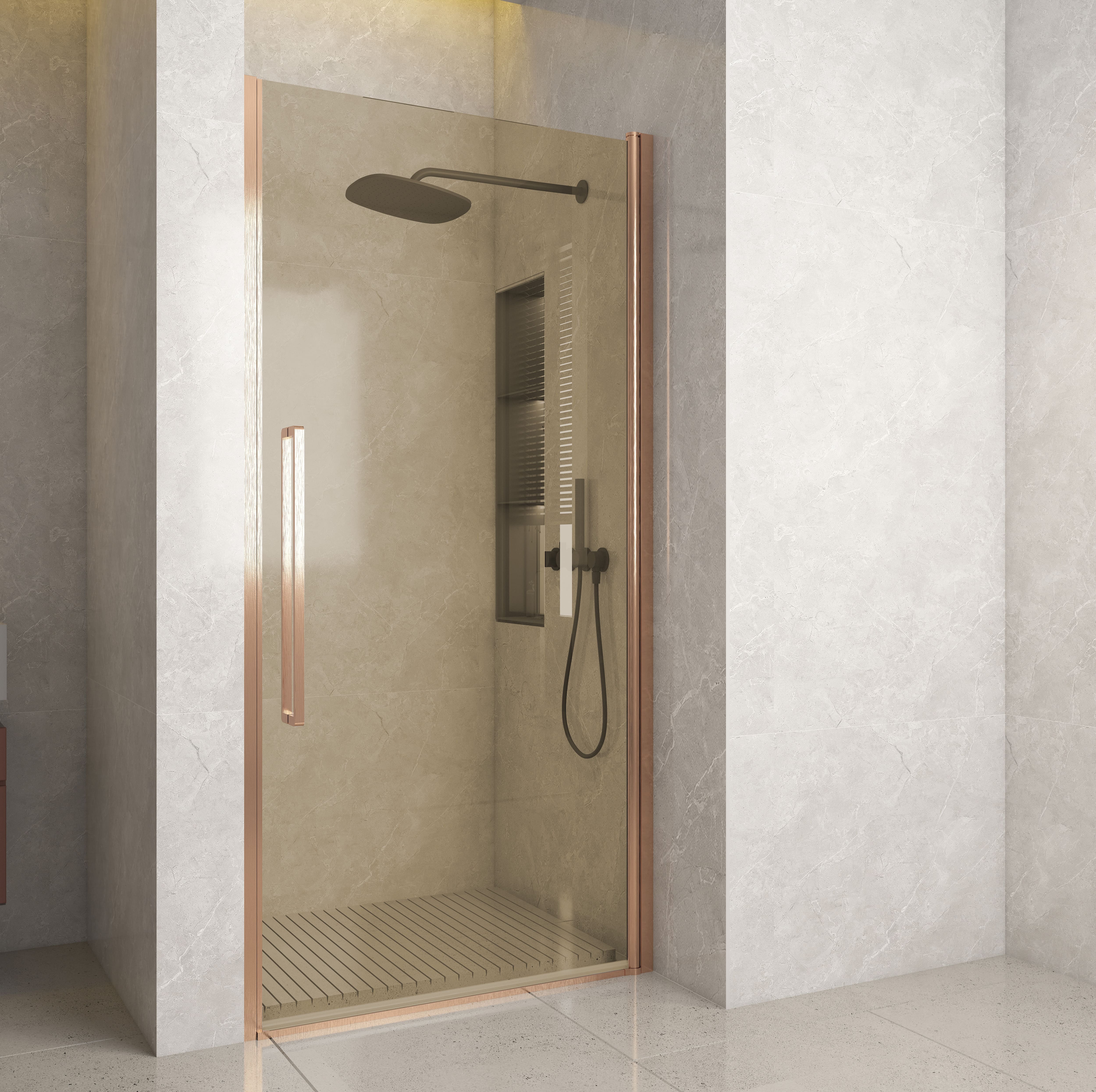 Pasa Giro de Luxe front draaideur 90*200 cm BC CHAMPAGNE