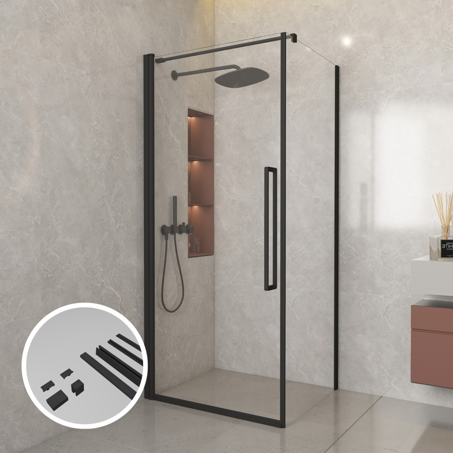 Montageset Pasa Giro de Luxe zijwand Black Edition