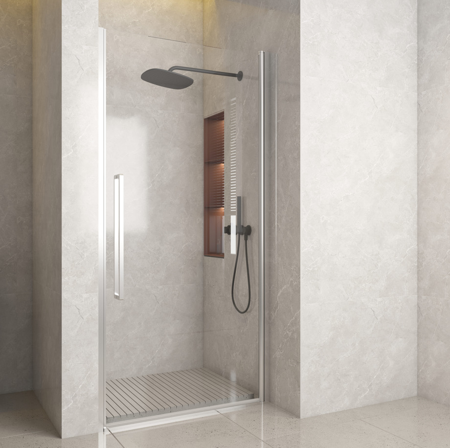 Pasa Giro de Luxe front draaideur 60*200 cm Chrome