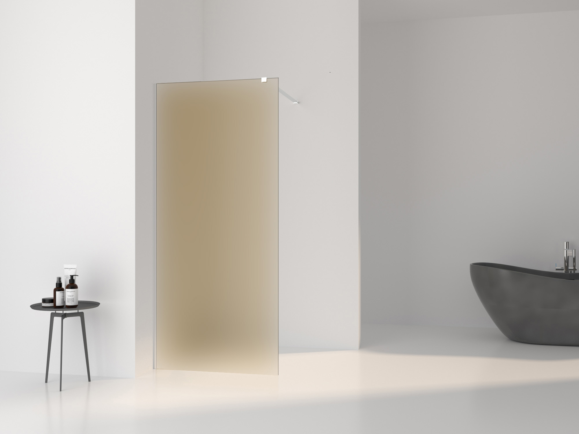 Glasplaat CG Smart Line 30*200 cm Sand blasted CHAMPAGNE